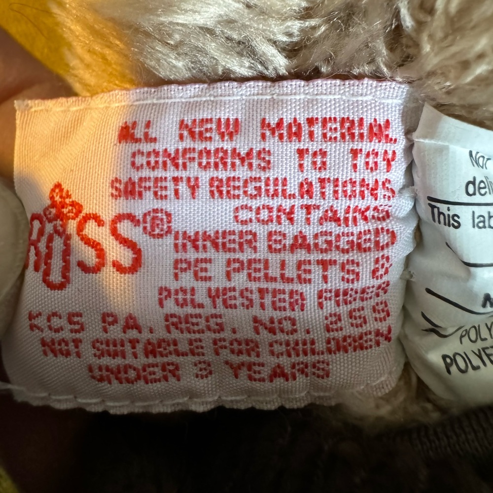 Stuffed Russ Bear - Picture 6 of 6